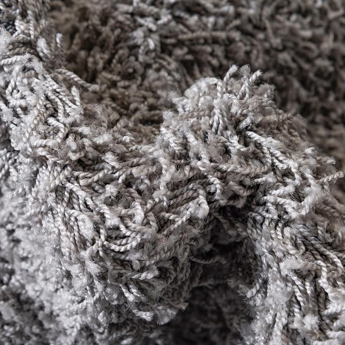 Unique Loom Solid Shag Collection Area Rug - Image 8