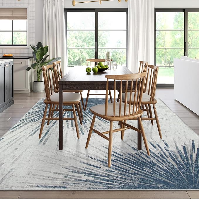 Lahome Modern Machine Washable 6 x 9 Area Rug, Non-Slip Ultra-Thin Big Rugs - Image 7