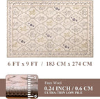 YIHOUSE 6x9 Washable Rug for Bedroom, Girls Dorm - Image 8