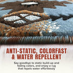 YHSF South West Native American Area Rug C318 - Image 3