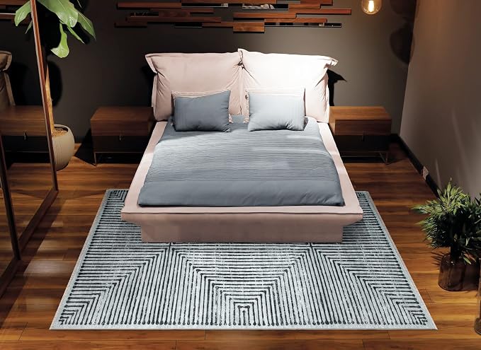 Bloom Rugs Caria Washable Non-Slip 5x7 Rug - Image 7