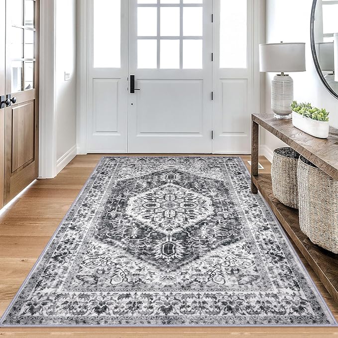 KOZYFLY Area Rug 4x6 Ft Washable Rugs - Image 2