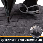 PURRUGS Dirt Trapping Door Mat 24" x 59", Non-Slip Machine Washable Entry Rug - Image 5
