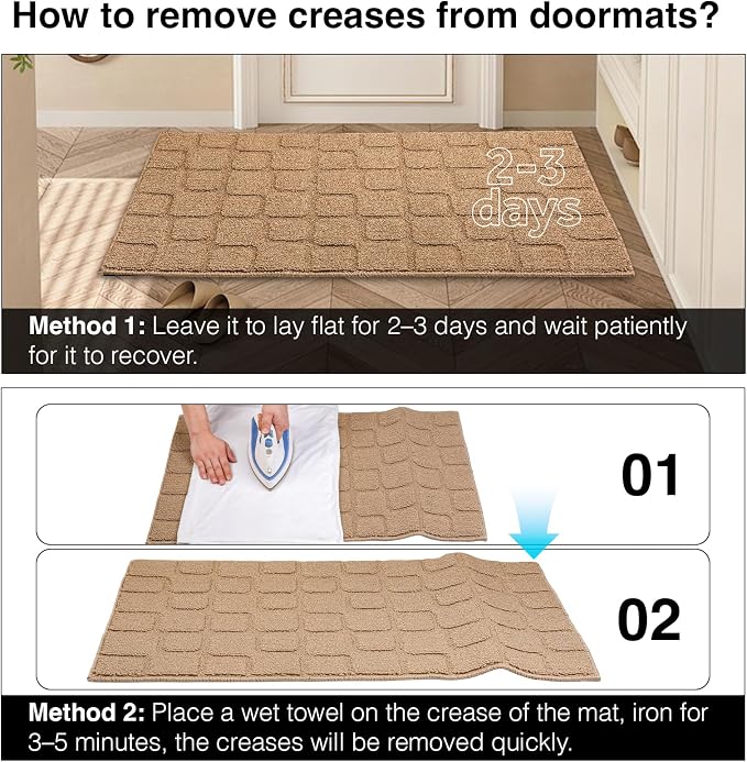 Large Front Door Mat Outside Entrance, Outdoor Indoor Door Mats - Image 7