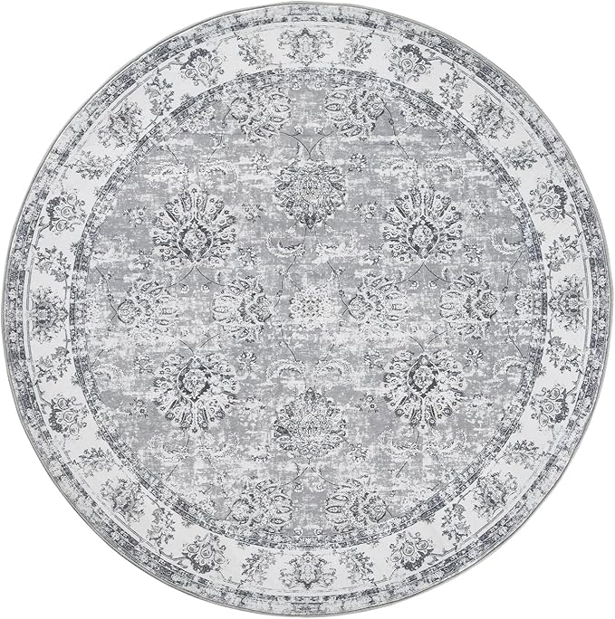 jinchan Fiora Round Rug 6ft Area Rug - Image 9
