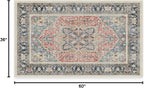 RUGGABLE Washable Vintage Area Rug – Kamran Cayenne Red 3x5, Stain-Resistant - Image 3