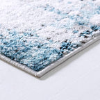 Rugs.com Leipzig Collection Area Rug – 8X10 Blue Low-Pile Rug Perfect - Image 6