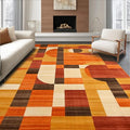Flatwoven High Traffic Area Rug 8x10, Non Slip, Stain Resistant, Washable Area by ODIKA