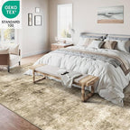 6x9 Machine Washable Area Rug for Living Room, Kids and Pets Friendly for - Image 3