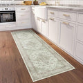 vivorug Runner Rug 2'x8' Vintage Floral Washable Non-Slip Runners by vivorug