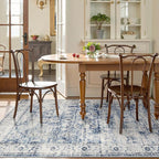 Lahome Washable Rugs 5x7 Area Rugs, Retro Distressed Non Slip Throw Carpet - Image 4