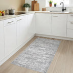 Washable Area Rug: 3x5 ft Abstract Small Rugs - Image 3