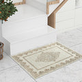 Easy-Going Boho Neutral Area Rug 2x3 Washable Entryway Rugs Front Door Mat by Easy-Going