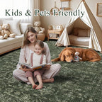 Washable Area Rug 2x3 Green Rugs - Image 7