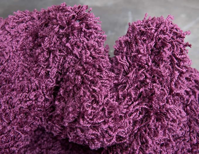 Unique Loom Solid Shag Collection Area Rug - Image 7