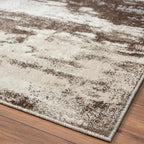 LUXE WEAVERS Euston Collection 7681 Brown 6x9 Modern Abstract Area Rug - Image 6
