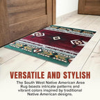 YHSF South West Native American Area Rug C318 - Image 7