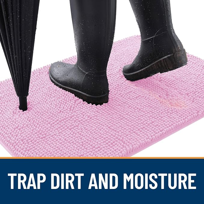 OLANLY Dog Door Mat for Muddy Paws 24x16, Absorbs Moisture and Dirt, Absorbent - Image 2