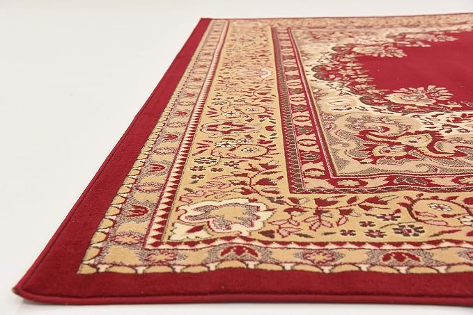 Unique Loom Reza Collection Traditional Persian Style Area Rug, 9 x 12 ft - Image 12