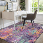 Washable Area Rugs 5'x7' Non-Slip Modern Abstract Soft - Image 8