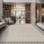 Easy Jute Rugs 10x14 Frame Bone Color Living Room Indoor Outdoor Area Rug by Unknown