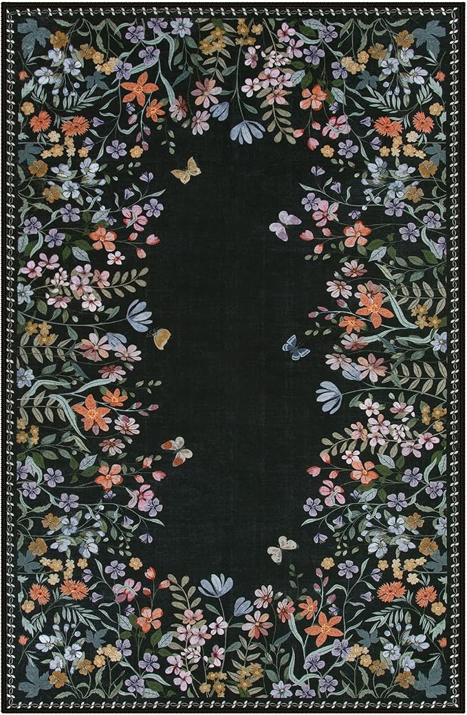 Wonnitar Washable 4x6 Rug, Non-Slip Soft Rug - Image 8