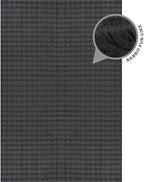 CAMILSON Modern Dark Gray Non Slip Door Mat Rug 2x3 Ultra Soft High Pile - Image 9