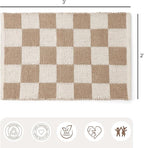 REDEARTH · Jute Cotton Area Rug, Sustainable Handwoven, Non-Shedding, Soft & - Image 3