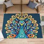 Boho Peacock Rugs for Living Room - Image 2