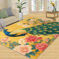 Classic Peacock Rug Large by STRELEC