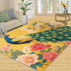 Classic Peacock Rug Large by STRELEC