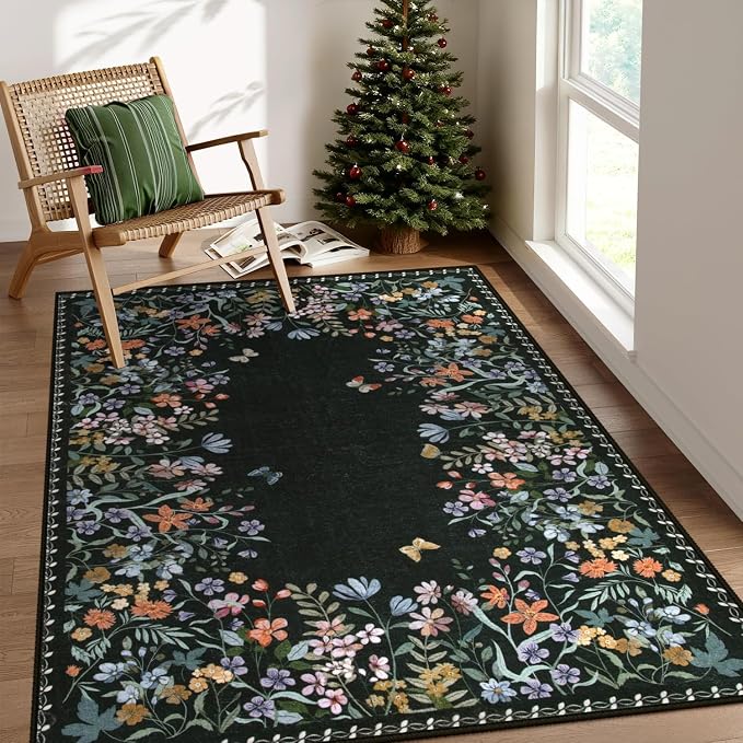 Wonnitar Washable 5x7 Rug, Non-Slip Soft Rug by Wonnitar