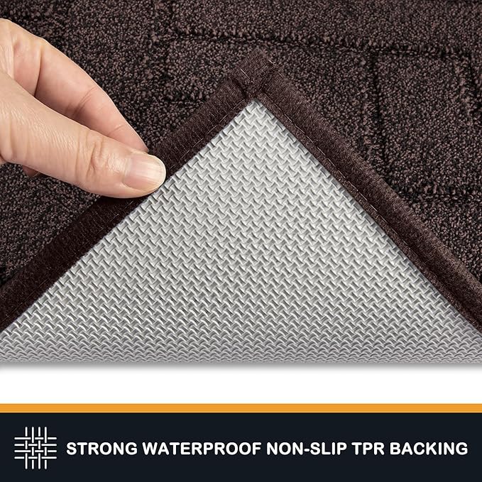 PURRUGS Dirt Trapping Door Mat 32" x 70", Non-Slip Machine Washable Entry Rug - Image 4