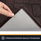 PURRUGS Dirt Trapping Door Mat 32" x 70", Non-Slip Machine Washable Entry Rug - Image 4