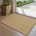 LUMI Handwoven Sisal Door Mat, Non-Slip Durable Entryway Mat, Welcome Front by LUMI