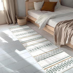 BESTSWEETIE 2x10 Area Rugs for Living Room Washable Moroccan Farmhouse Neutral - Image 7