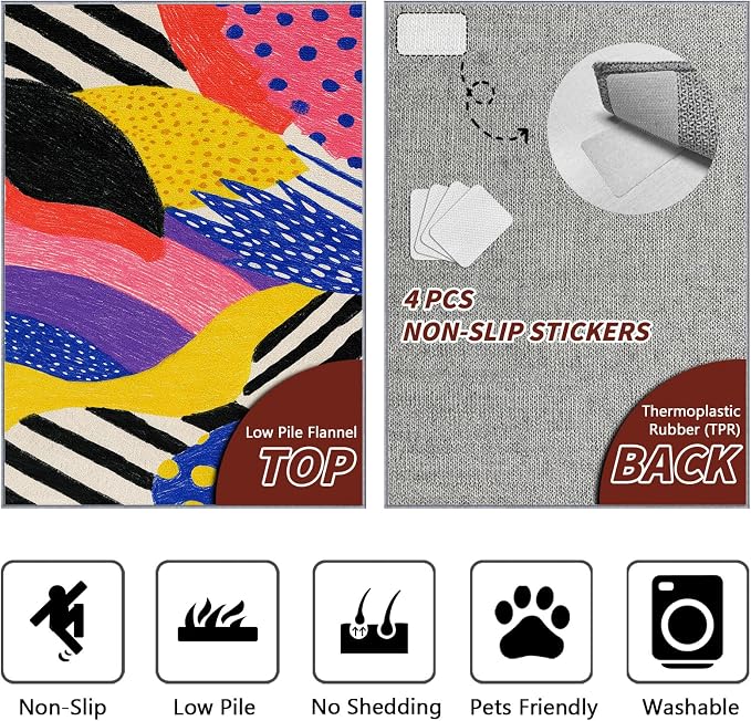 Pop Art Rugs for Living Room - Image 3