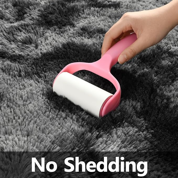 Large Shag Area Rugs 5 x 8, Tie-Dyed Plush Fuzzy Rugs - Image 5