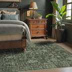 3x5 Washable Area Rugs for Living Room, Vintage Boho Large Rug for Bedroom - Image 2