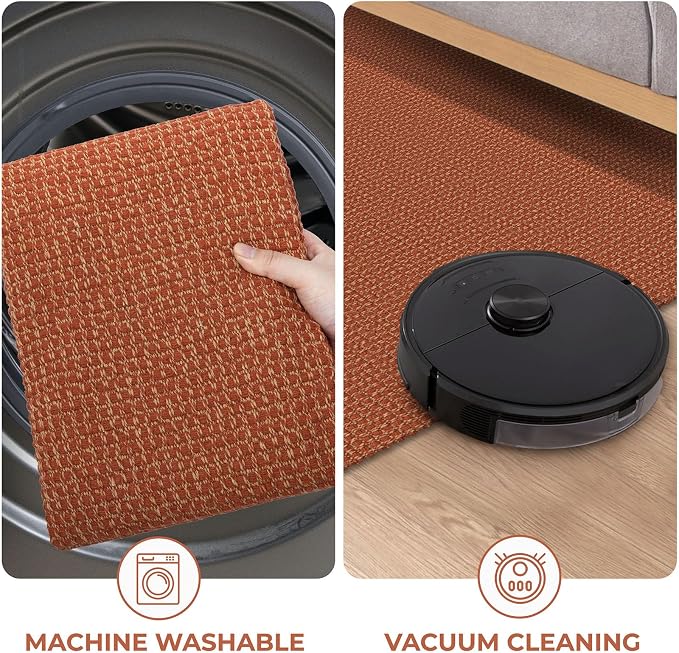KOZYFLY Runners for Hallways 3x8 ft Washable Kitchen Runner Non Slip Rubber - Image 7