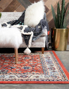 Rugs.com Yasmin Collection Rug – 9' x 12' Terracotta Medium Rug Perfect - Image 8