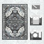 Beglad Area Rugs 5x7 for Living Room, Washable Vintage Rugs -Low Pile Soft - Image 5
