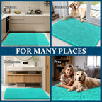 OLANLY Dog Door Mat for Muddy Paws 59x35, Absorbs Moisture and Dirt, Absorbent - Image 8