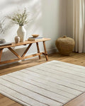 Livabliss x Our PNW Home Cascade Minimalist Striped Area Rug, Striped by Livabliss