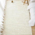 Andency 6x9 Area Rugs Cream, Large Shag Fluffy Soft Shaggy Rugs - Image 8