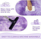 duduta Purple Plush Runner Rugs - Image 5