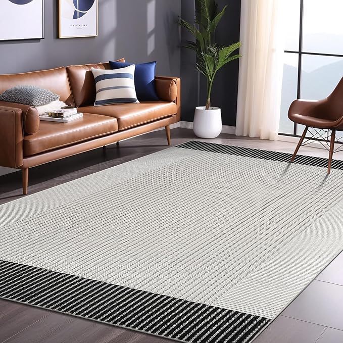 Modern Micro Loop Indoor Area Rugs - Image 9
