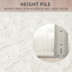 Beglad Fluffy Area Rugs 3 x 5 Feet, Modern Minimalist Style Shag Rugs, Non-Slip - Image 7