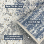 GENIMO Washable Area Rugs for Living Room, 8x10 Modern Non Slip Rugs, Low Pile - Image 7