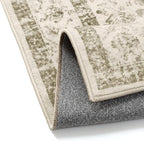 Taupe 2x8 Runner Rug Vintage Area Carpet Hallway Indoor Kitchen Washable Low - Image 8